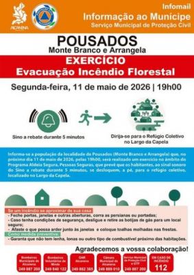 Exerc&iacute;cios de Evacua&ccedil;&atilde;o de Inc&ecirc;ndio Florestal | Aldeia Segura, Pessoas Seguras