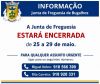 Encerrada para f&eacute;rias
