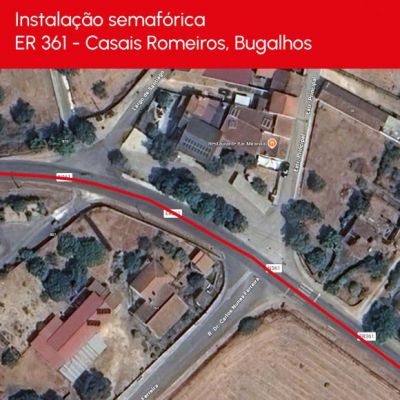 Condicionamento de tr&acirc;nsito | ER 361 &ndash; Casais Romeiros, Bugalhos